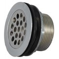 Jr Products SHOWER STRAINER W/GRID, LOCKNUT, SLIP NUT, RUBBER AND PLASTIC WASHER 9495-211-022